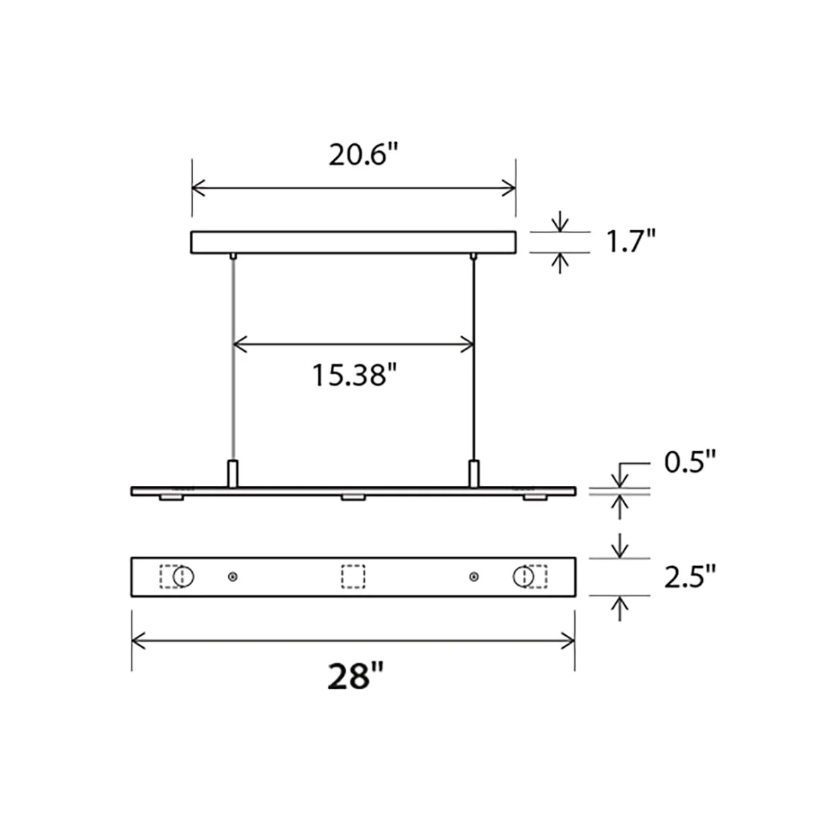 Brevis Linear Pendant Light - Image 33