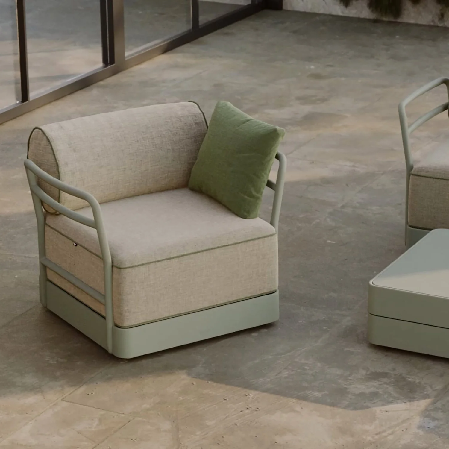 Brisa Outdoor Basic Armless Lounge Chair - Image 13