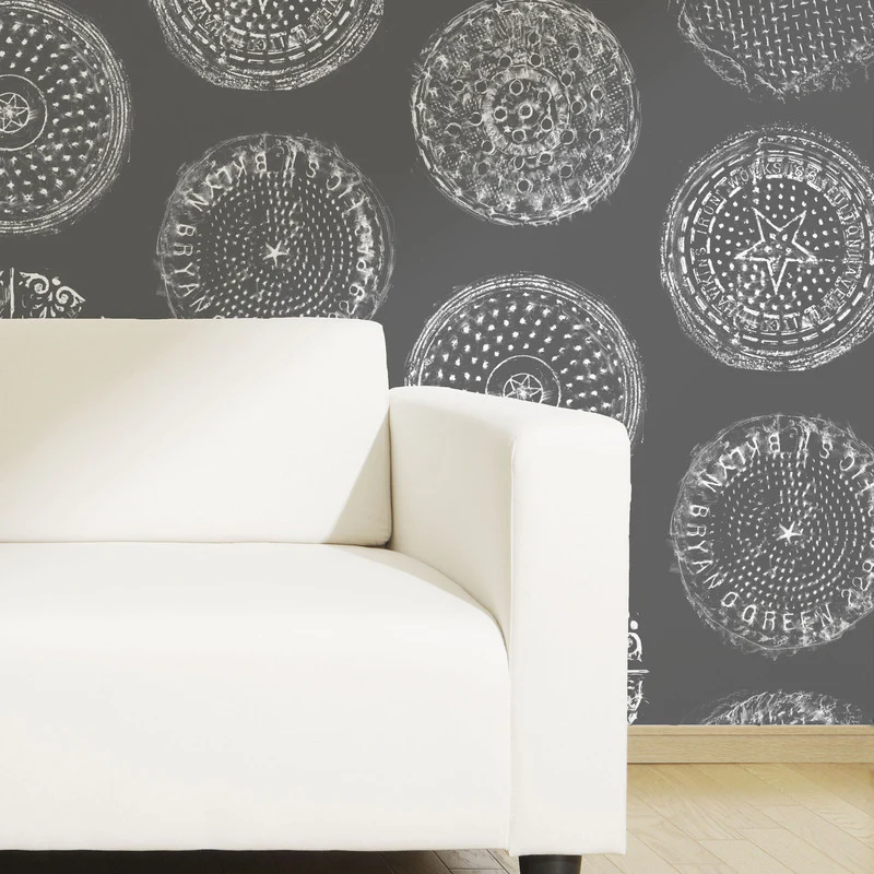 Brooklyn Manhole Wallpaper - Image 2