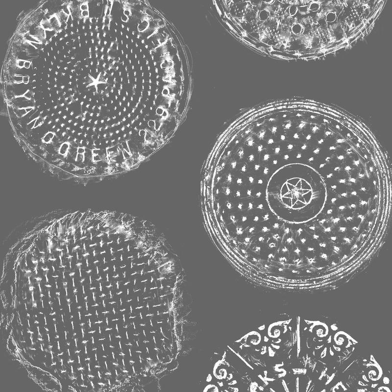 Brooklyn Manhole Wallpaper Sample Swatch - Image 60