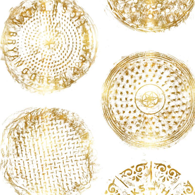 Brooklyn Manhole Wallpaper Sample Swatch - Image 69