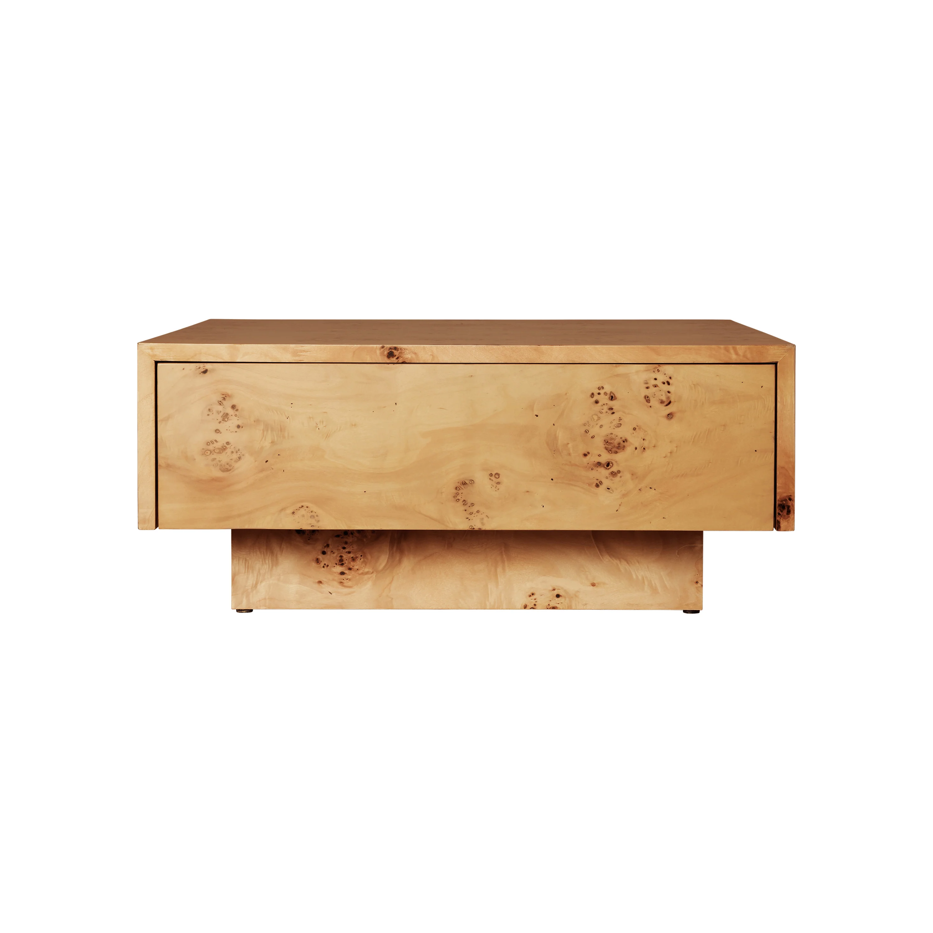 Burl Storage Coffee Table - Image 3