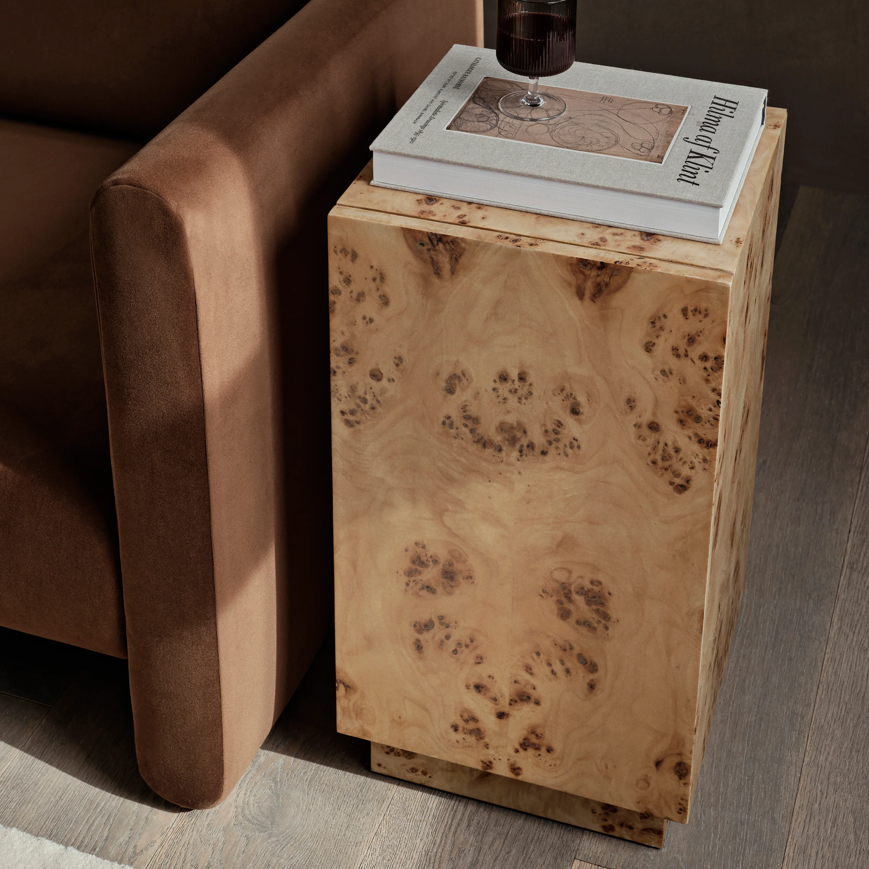 Burl Tall Side Table - Image 7