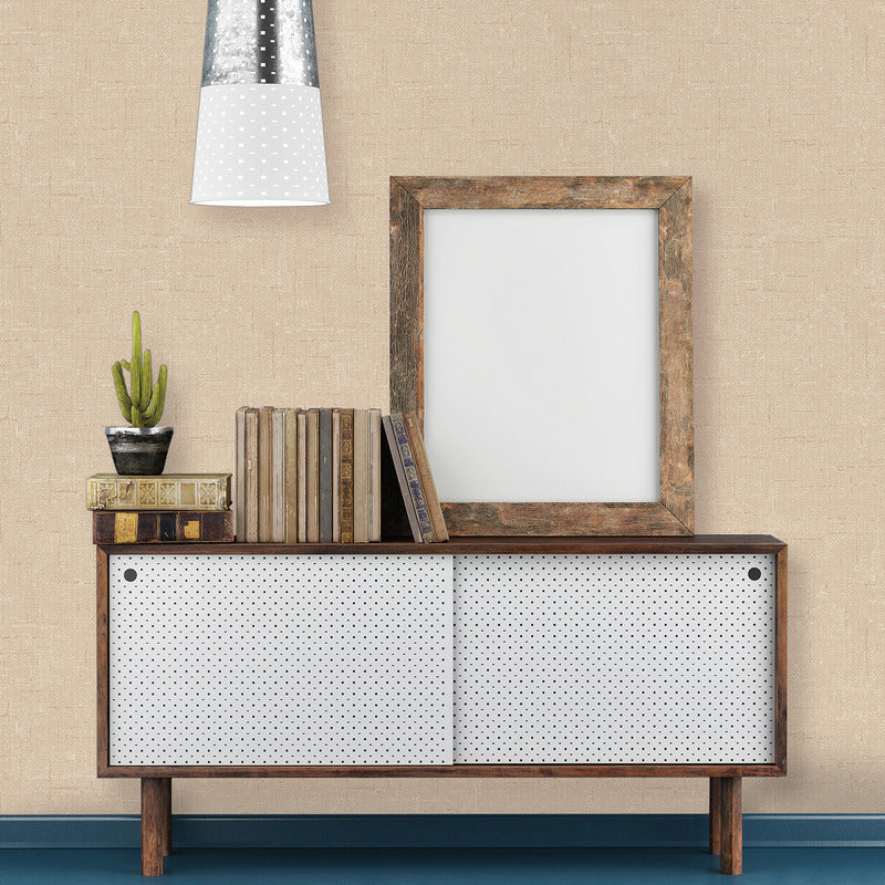 Burlap Textured Removable Wallpaper - Image 2