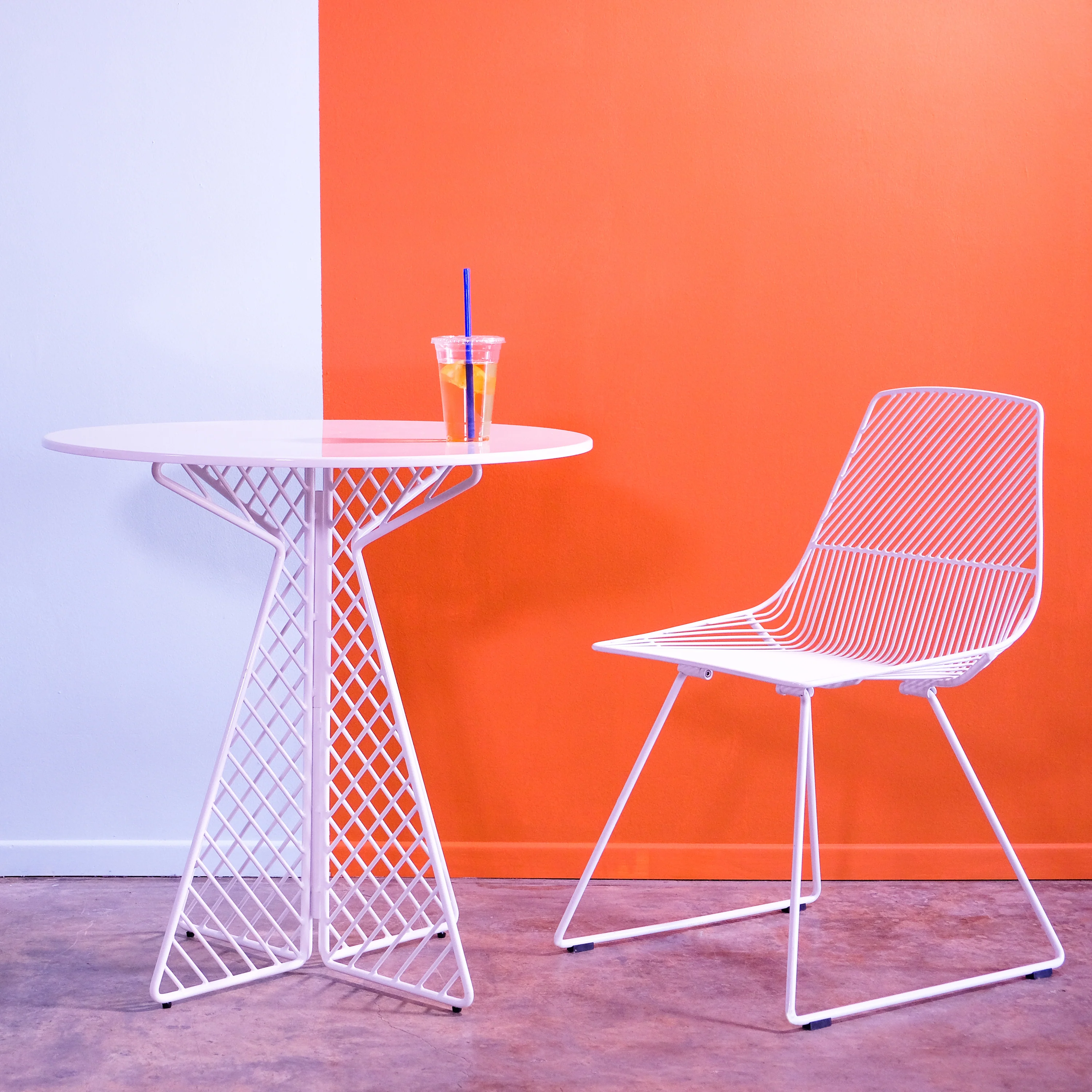 Cafe Round Dining Table - Image 8