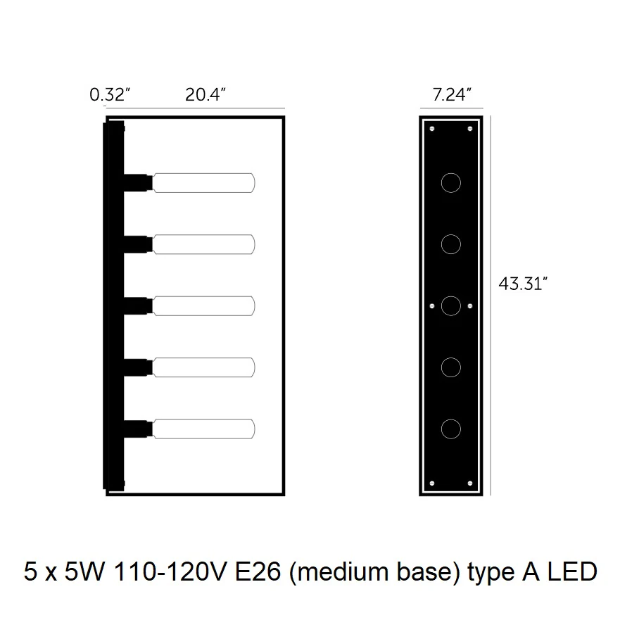 Caged 5.0 Linear Flush Mount - Image 10