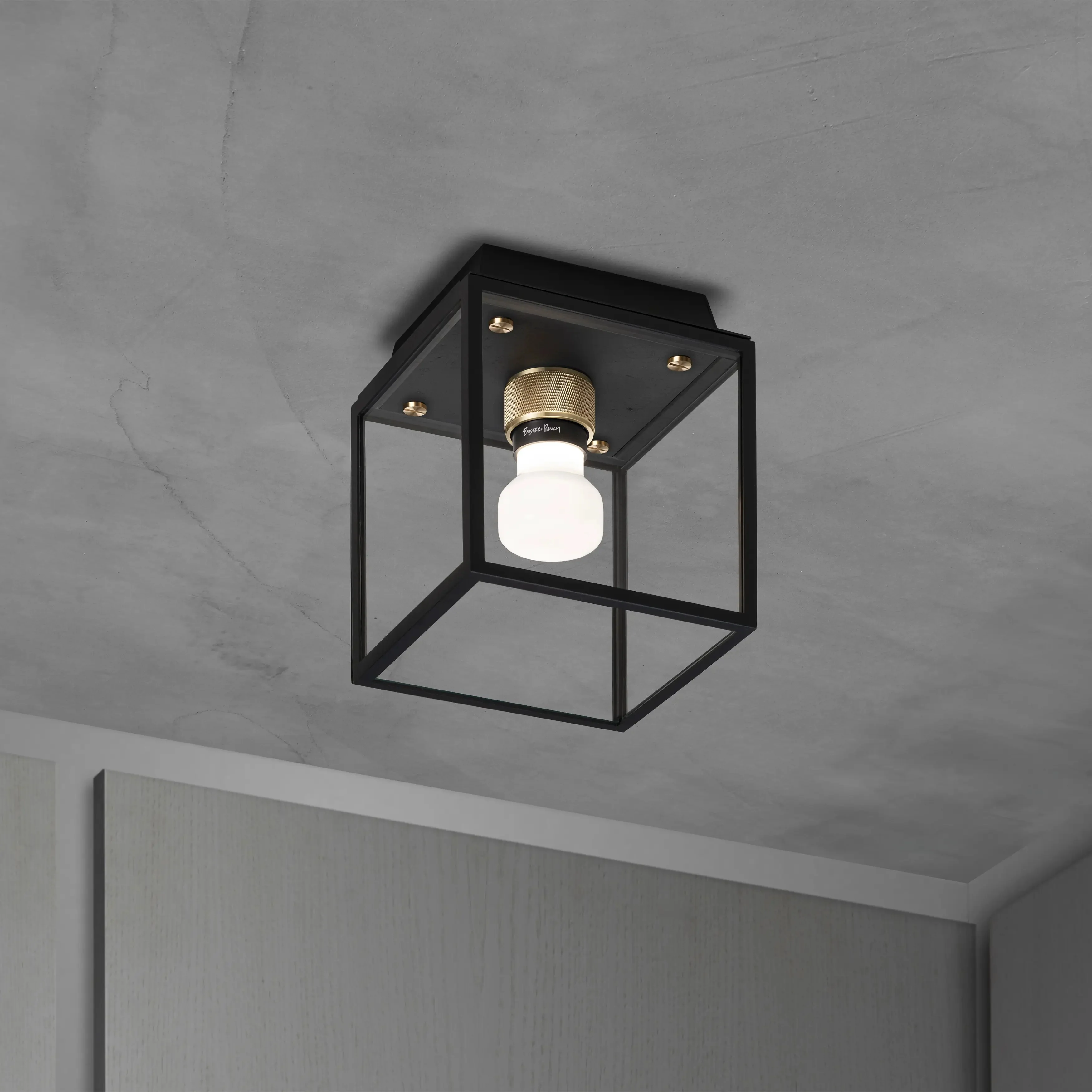 Caged Outdoor Flush Mount - Image 9