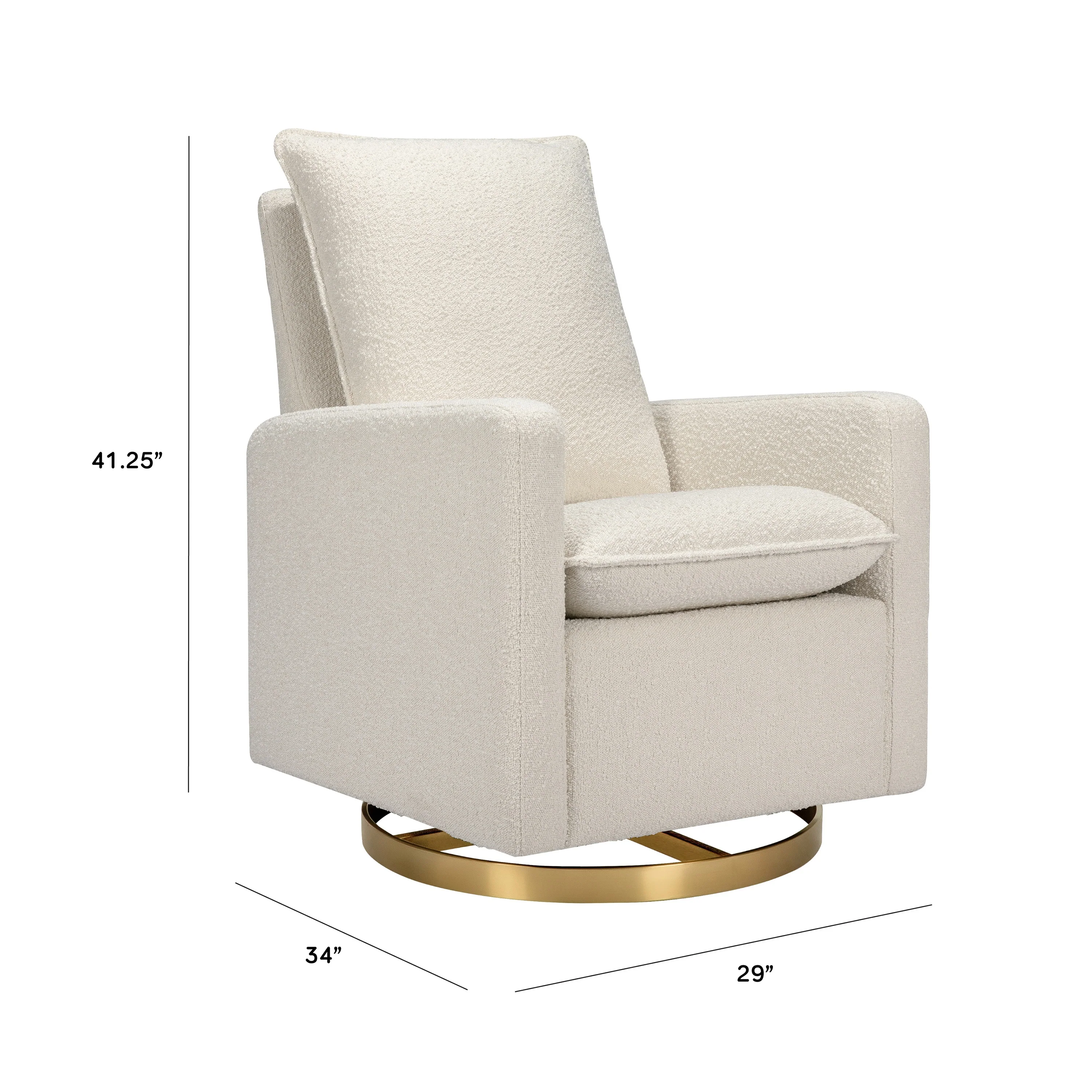 Cali Pillowback Swivel Glider - Image 11