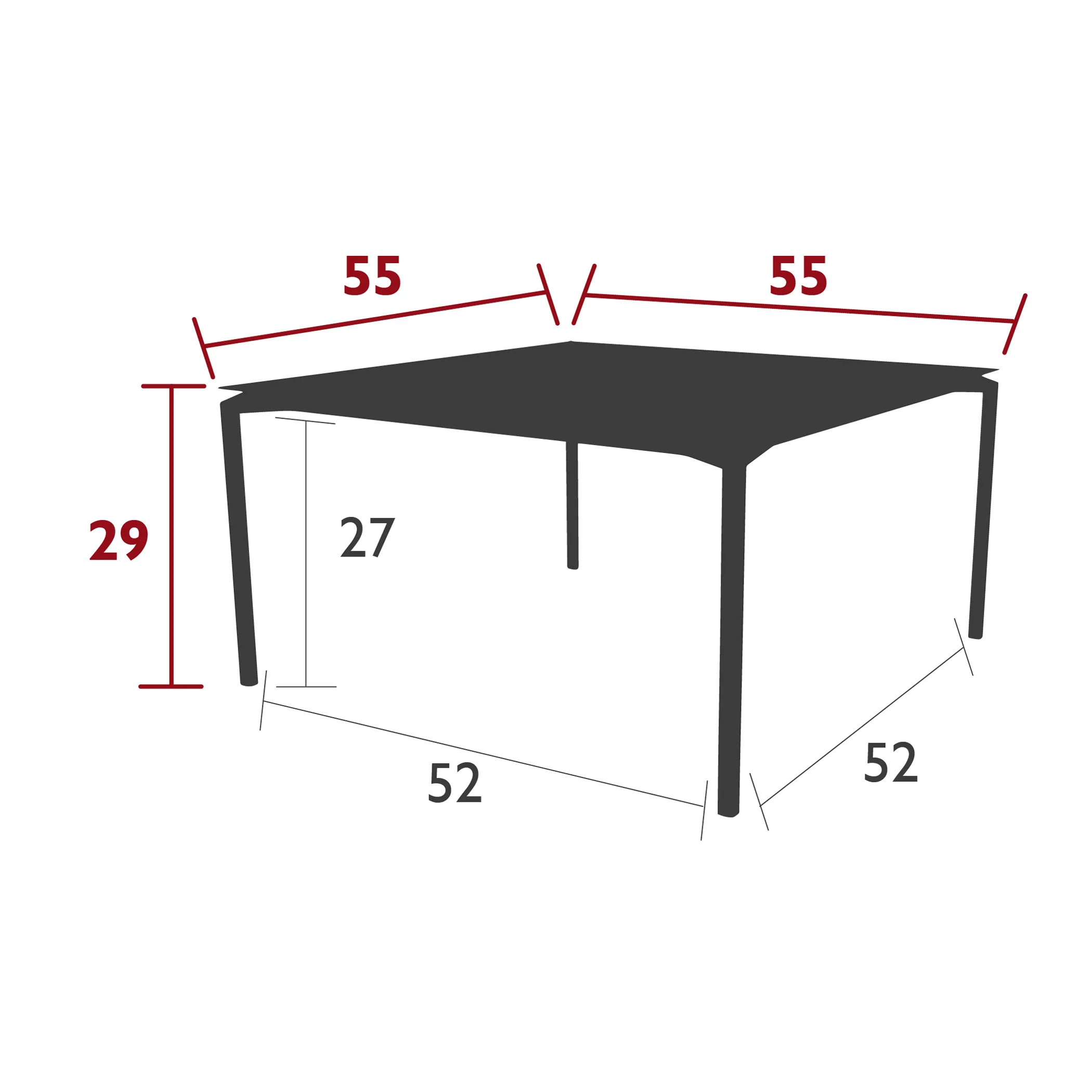 Calvi Square Outdoor Dining Table - Image 28