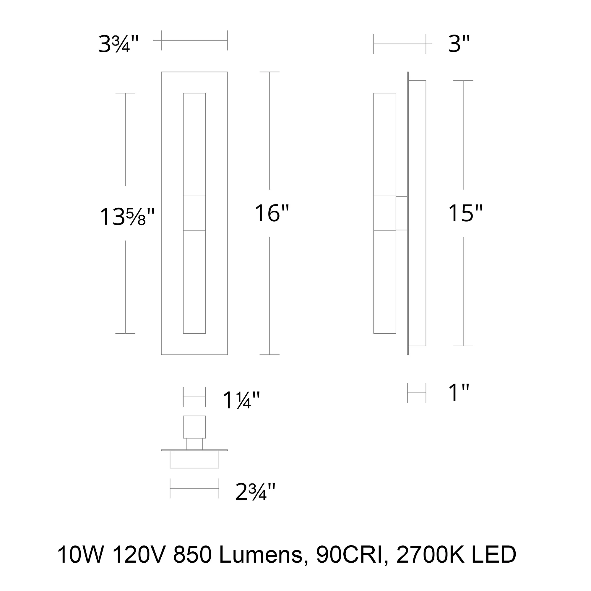 Camelot LED Wall Sconce - Image 7