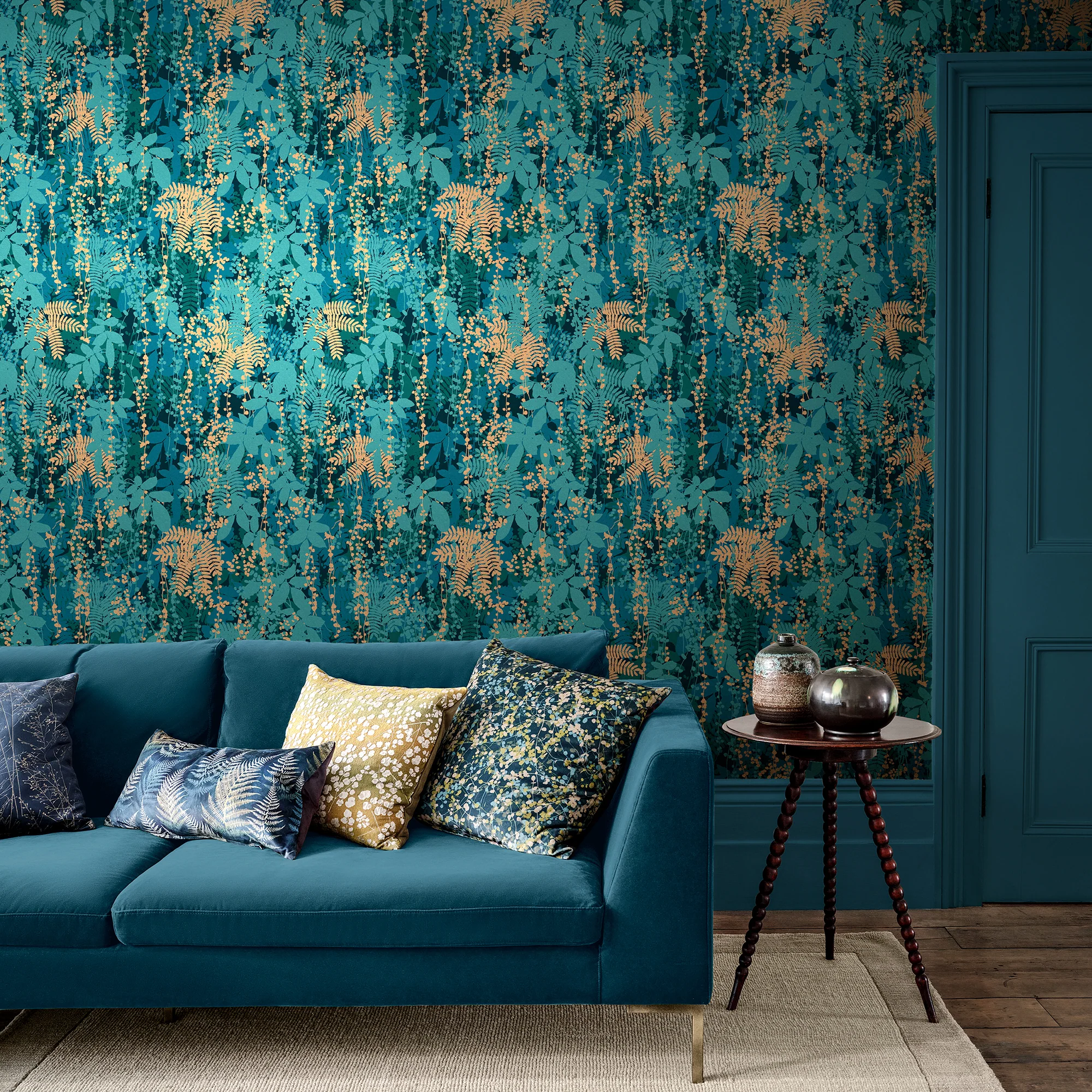 Clarissa Hulse Canopy Antique Gold Wallpaper - Image 8
