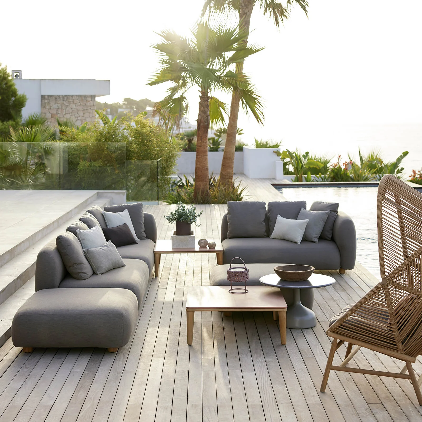 Capture 2-seater Outdoor Sofa Module - Image 7