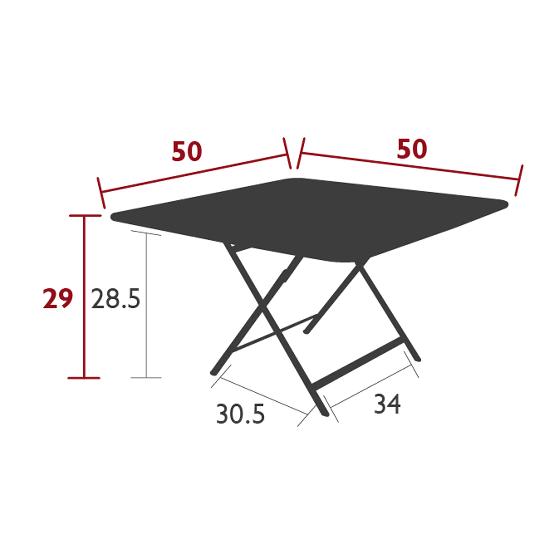Caractere Square Outdoor Dining Table - Image 34