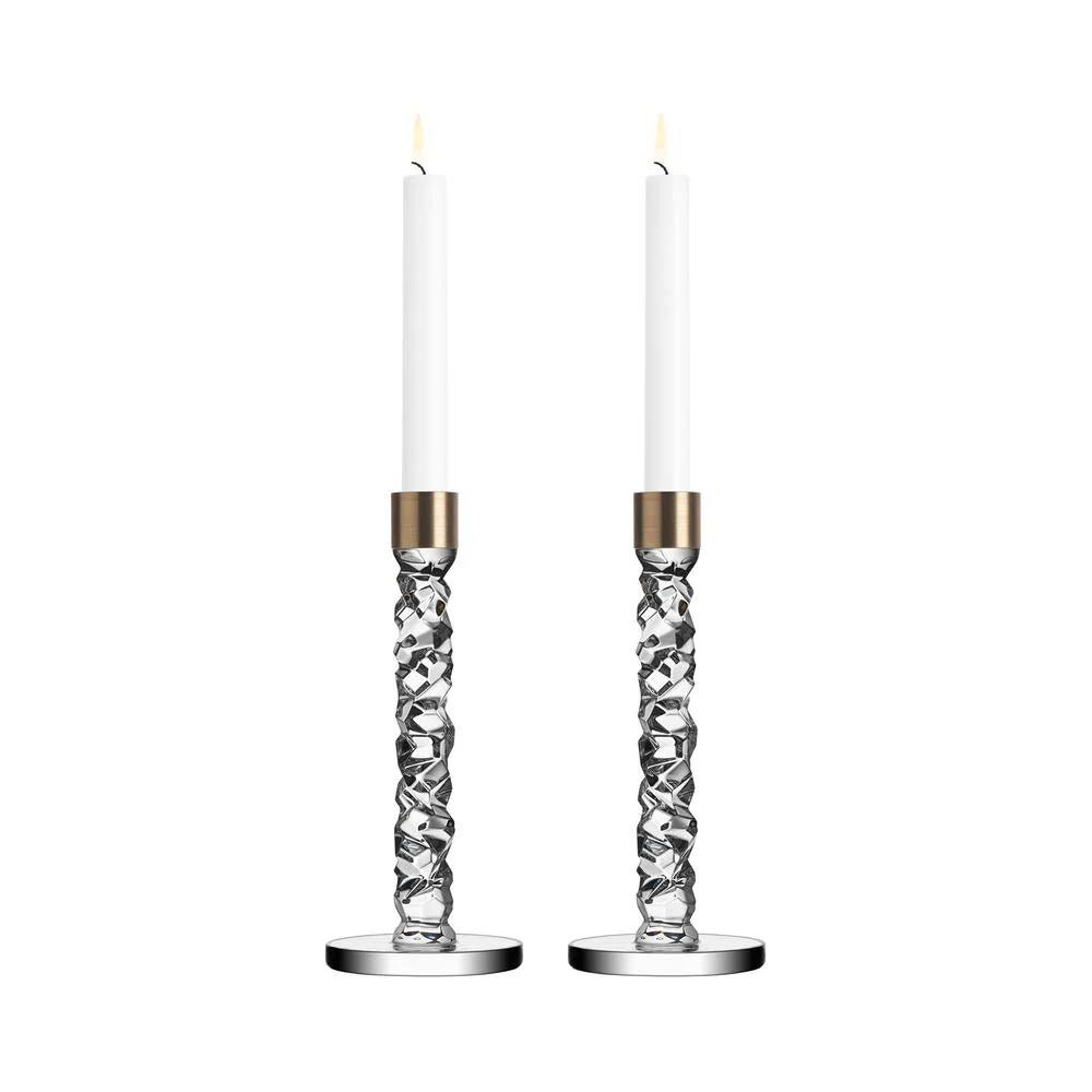 Carat Candlestick (Set of 2)