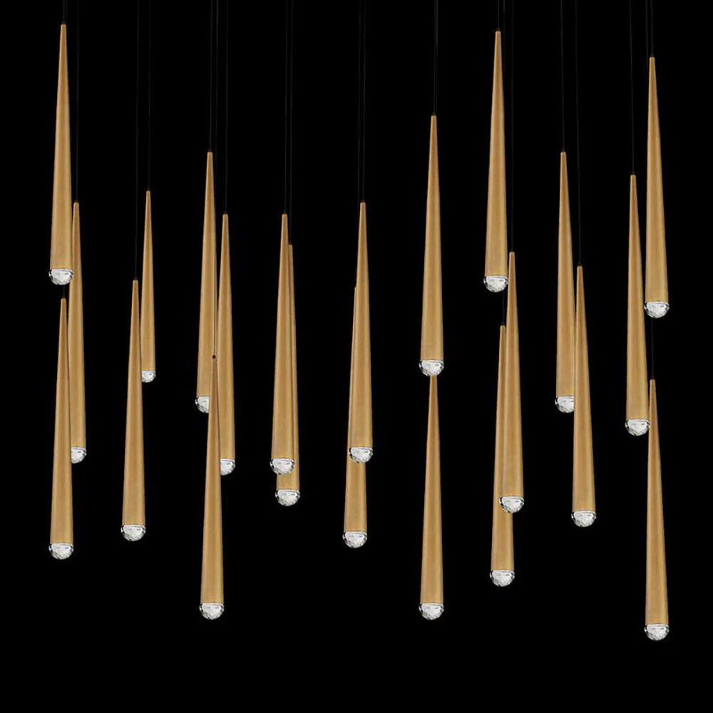 Cascade Crystal LED Linear Chandelier - Image 7
