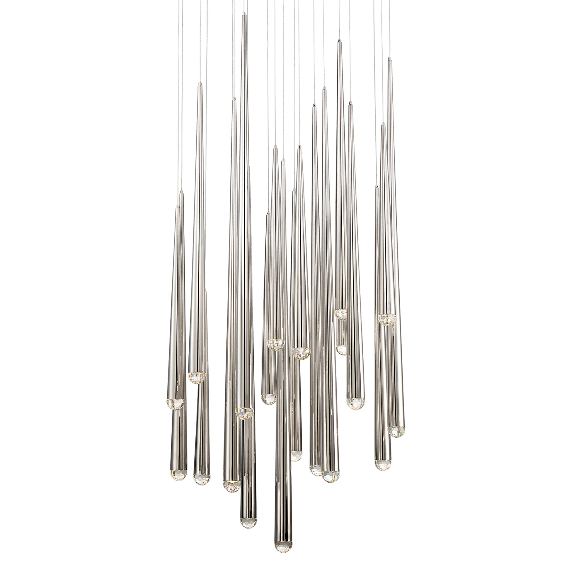 Cascade Crystal LED Round Chandelier - Image 16