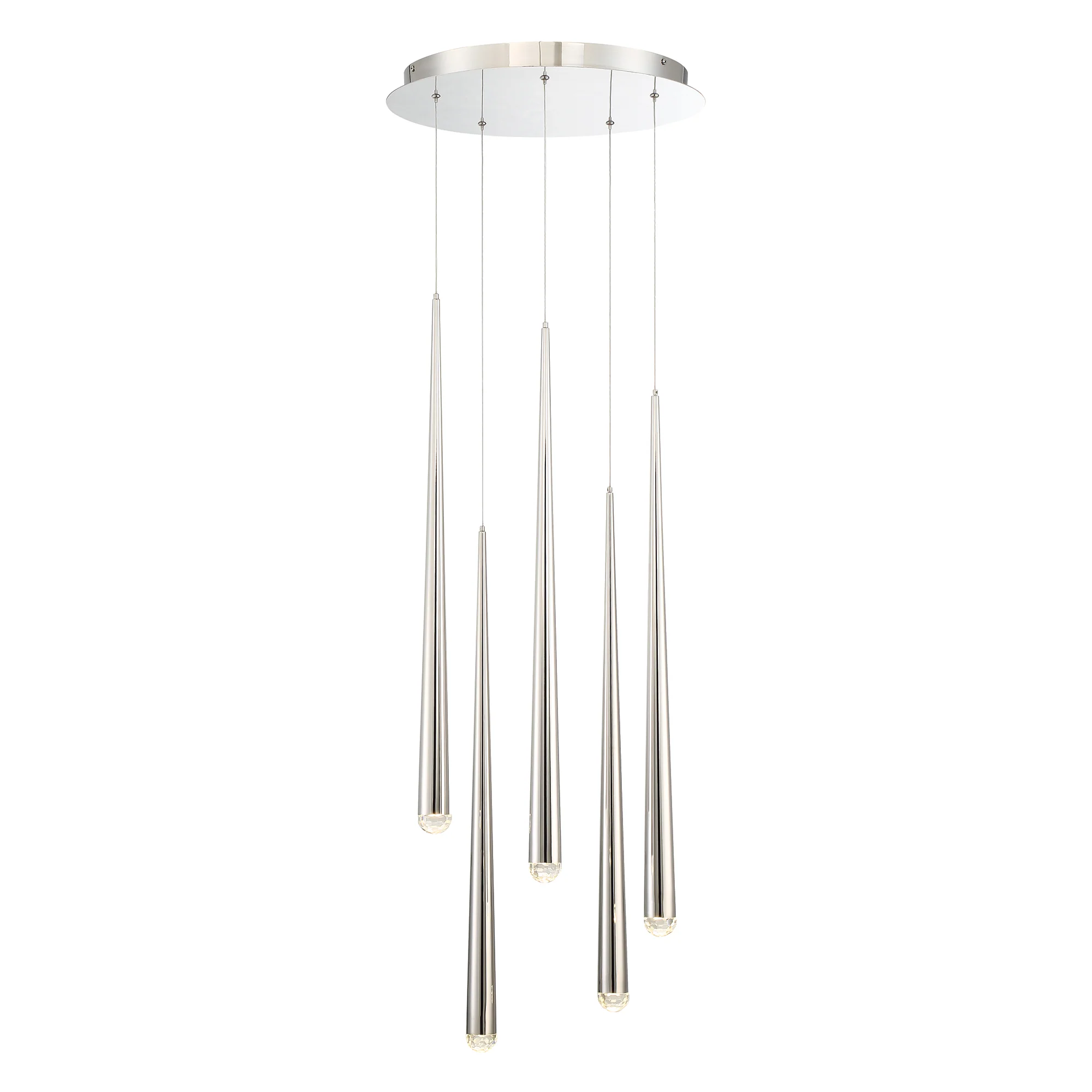 Cascade Crystal LED Round Chandelier - Image 7