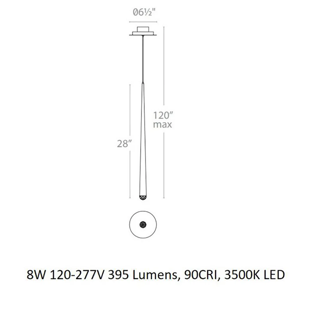 Cascade Crystal LED Pendant Light - Image 17