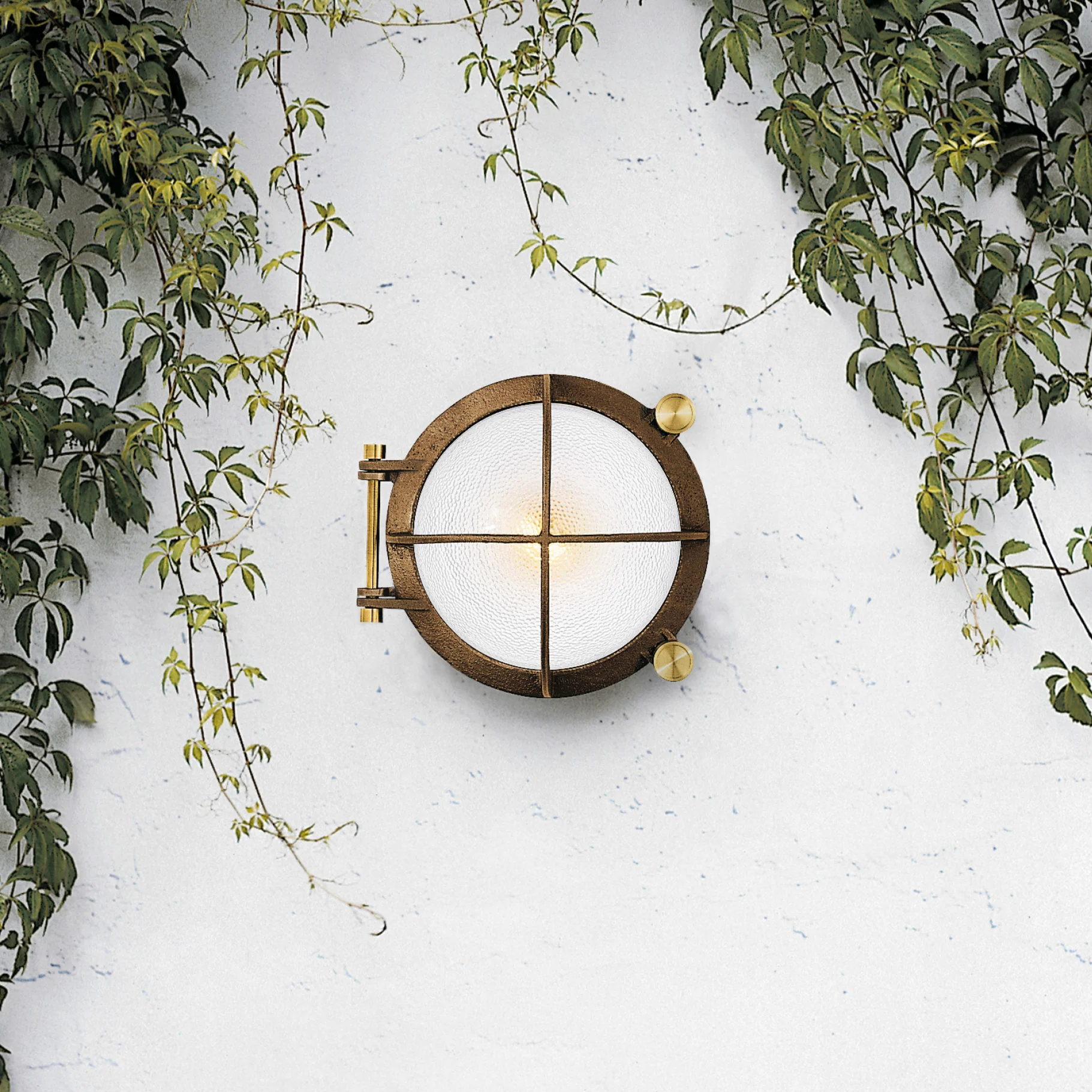 Cast Bronze Outdoor LED Wall Sconce - Image 6