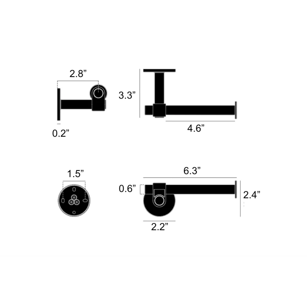 Cast Toilet Roll Holder - Image 9