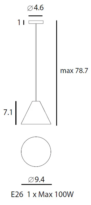 Castle Cone Pendant Light - Image 5