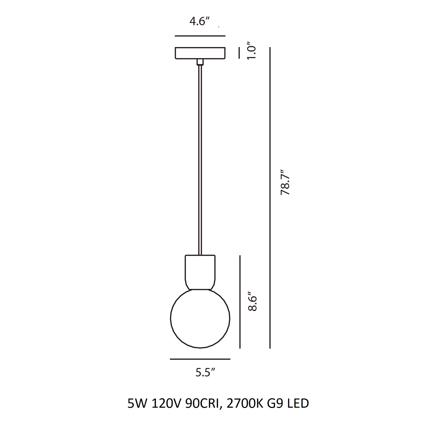 Castle Glo Pendant Light - Image 9