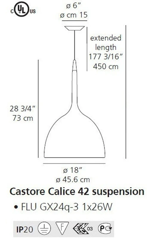 Castore Calice Suspension Lamp - Image 10