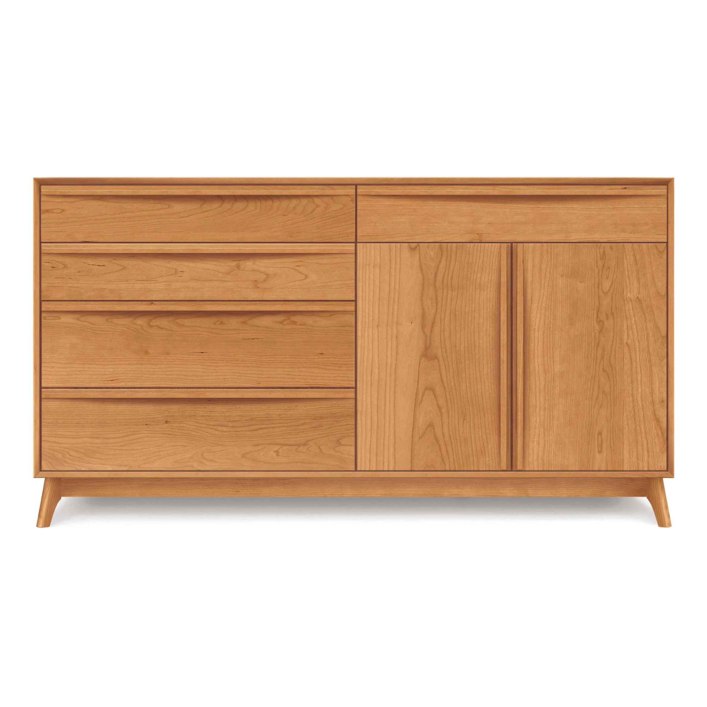 Catalina 4 Drawer On Left, 1 Drawer Over 2 Door On Right Dresser - Image 5