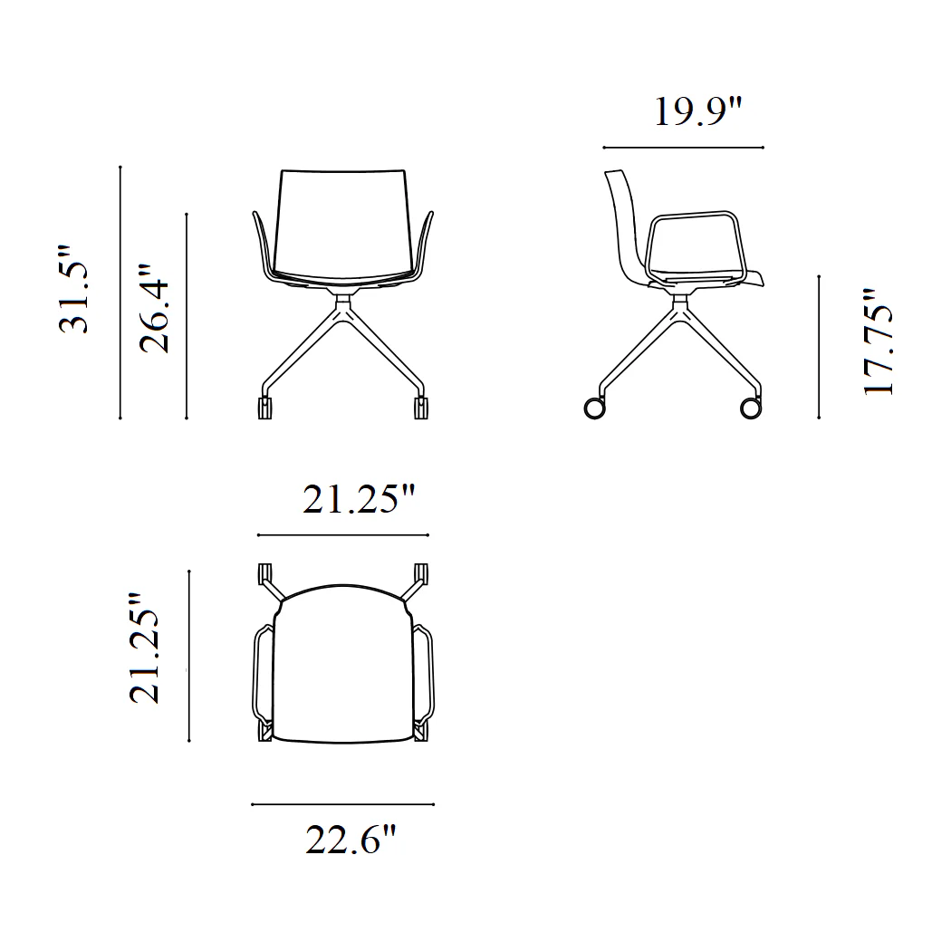 Catifa 46 Office Armchair - Image 3