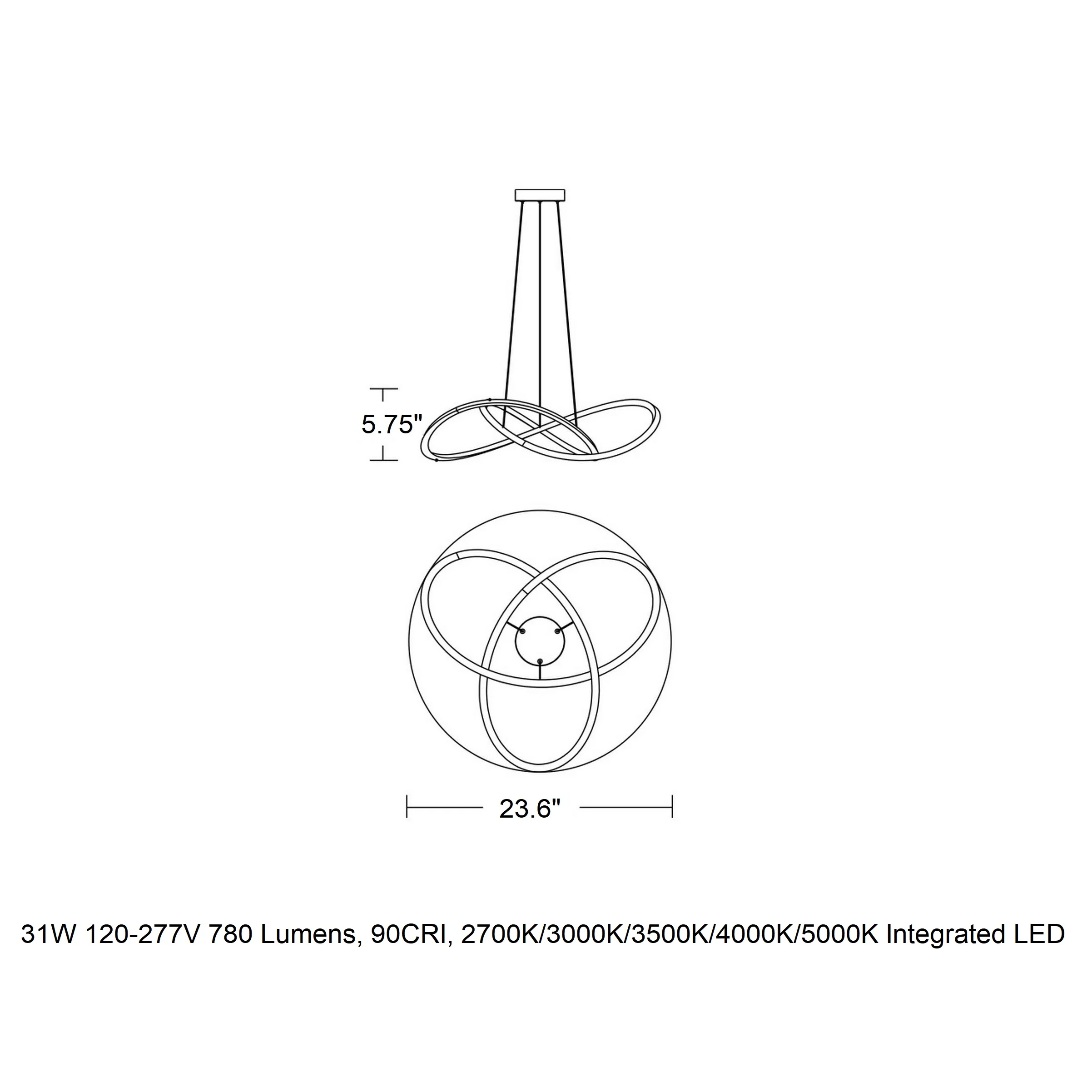 Celeste LED Pendant Light - Image 13