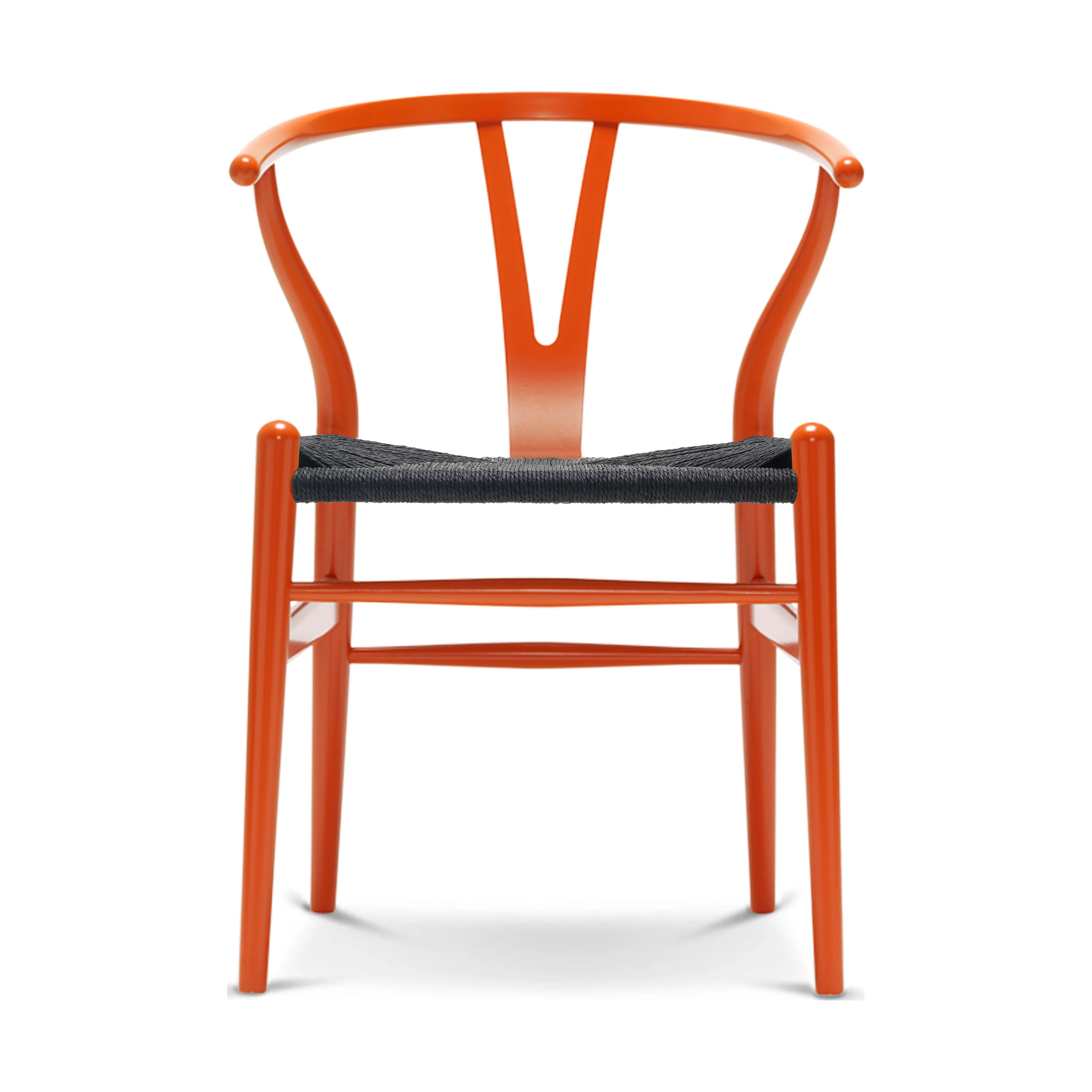 CH24 Wishbone Chair with Black Paper Cord - Image 32