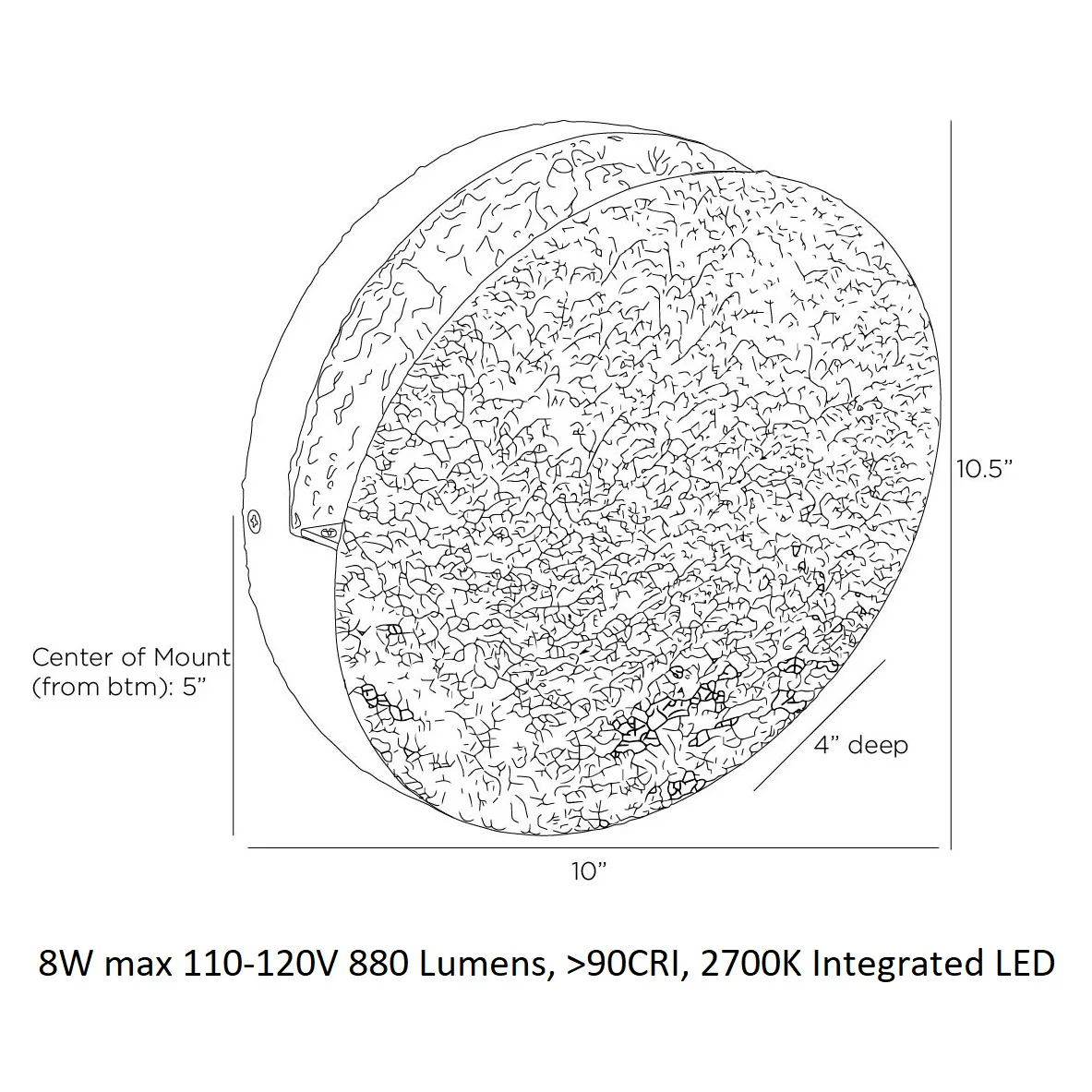 Chance Outdoor LED Wall Sconce - Image 7