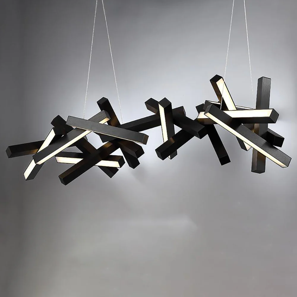 Chaos LED Linear Chandelier - Image 15