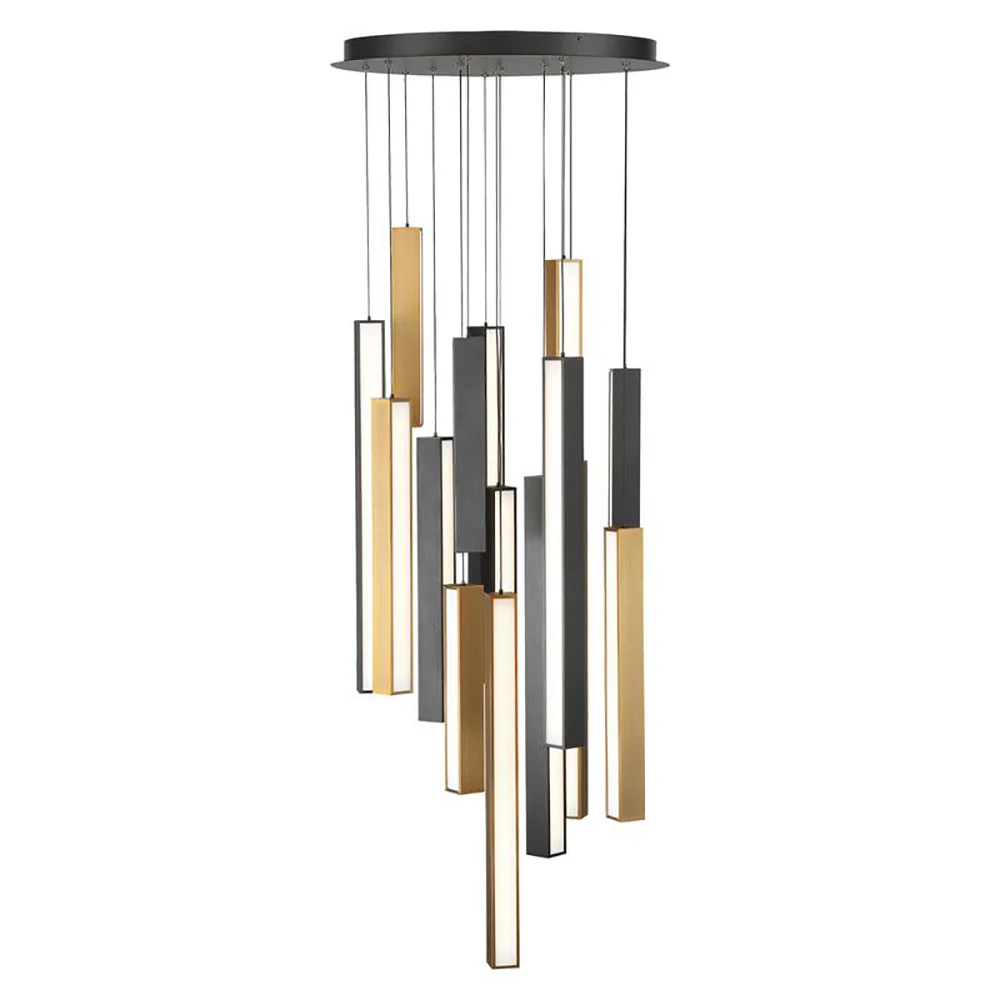 Chaos LED Round Multi Light Pendant Light - Image 4