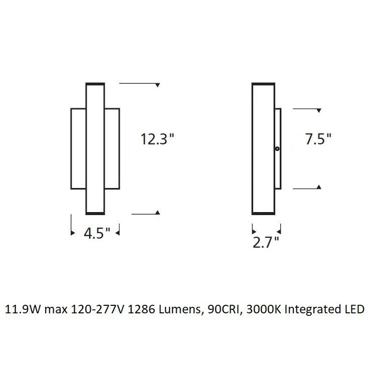 Sean Lavin Chara Square Outdoor Wall Sconce - Image 9