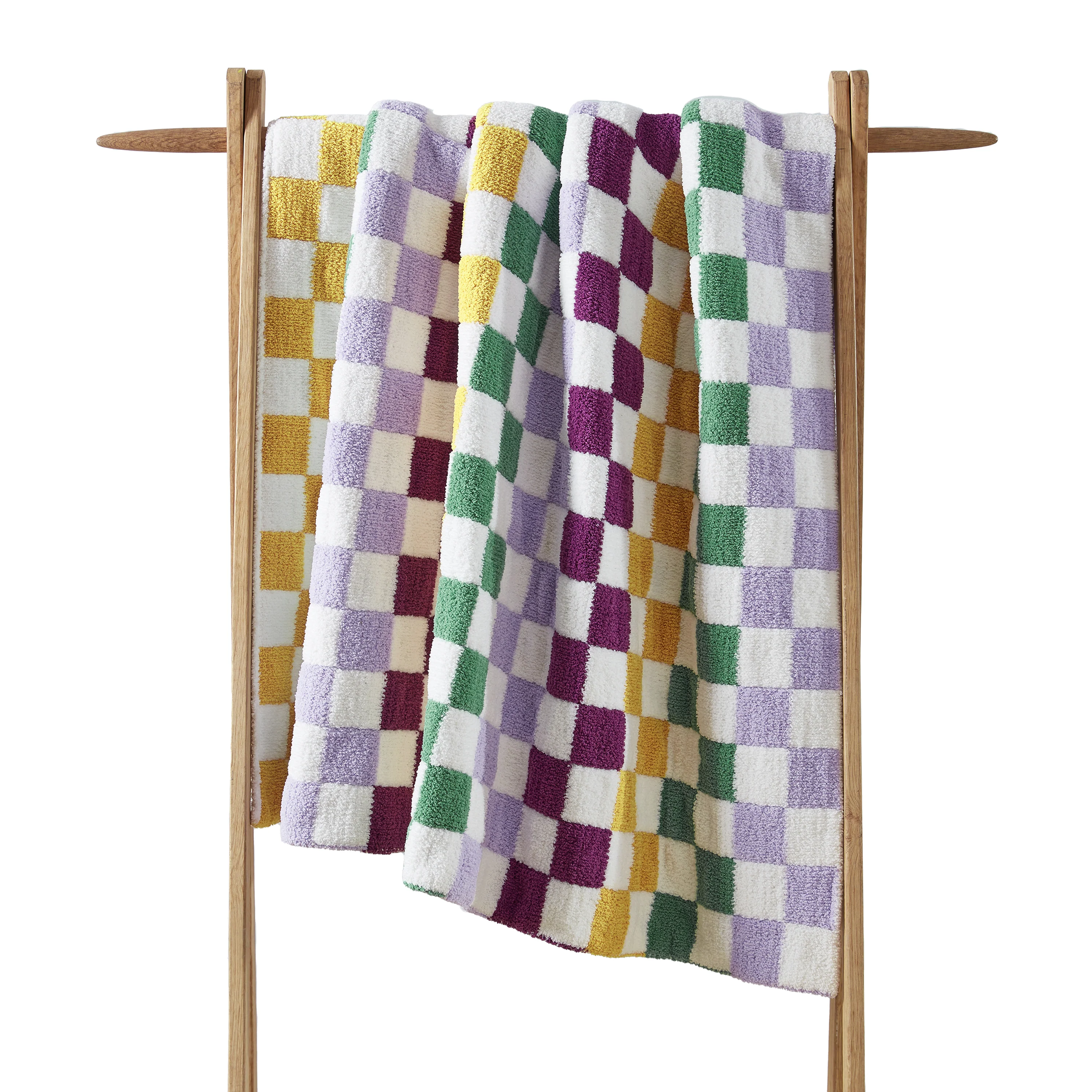 Checkerboard Throw Blanket - Image 2
