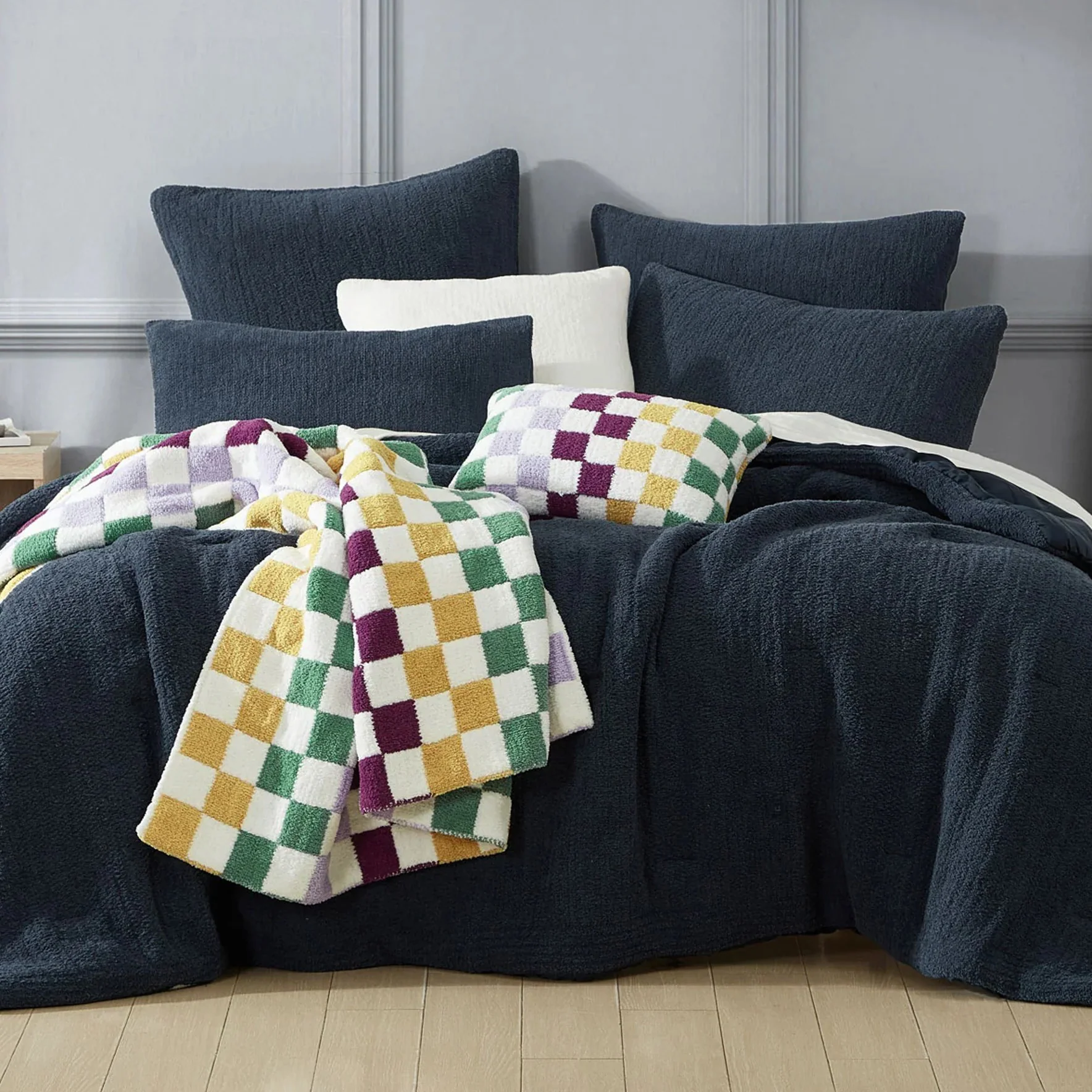 Checkerboard Throw Blanket - Image 4