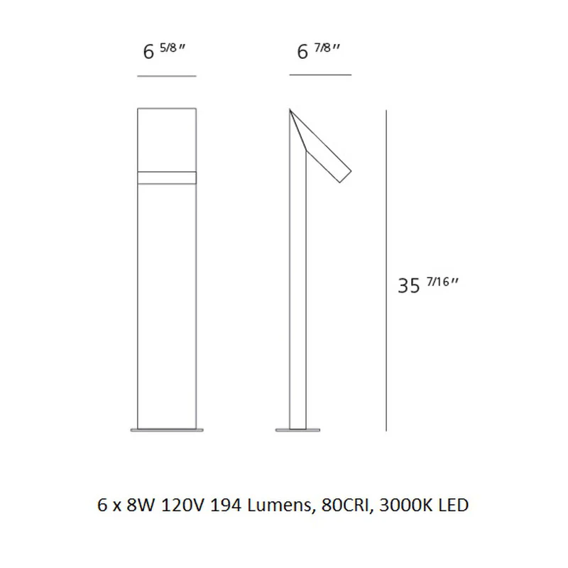Chilone 90 Outdoor Bollard - Image 8