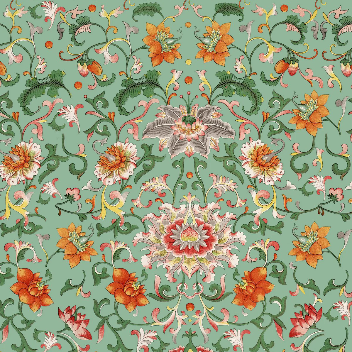 Chinese Floral Wallpaper - Image 2