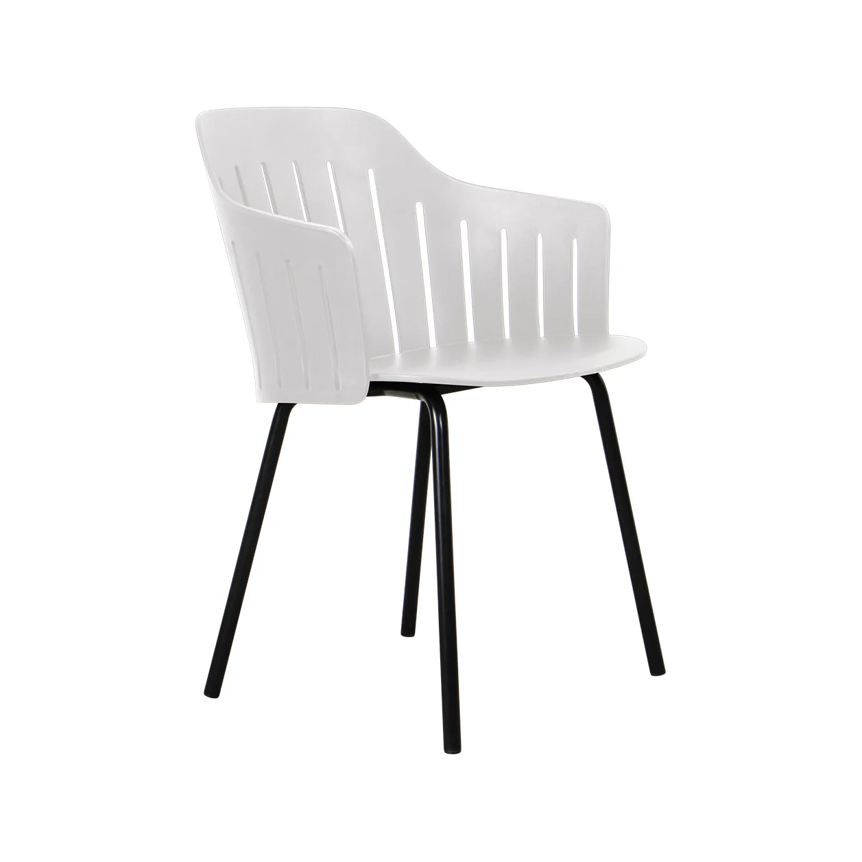 Choice Outdoor Dining Armchair with Metal Legs - Image 5
