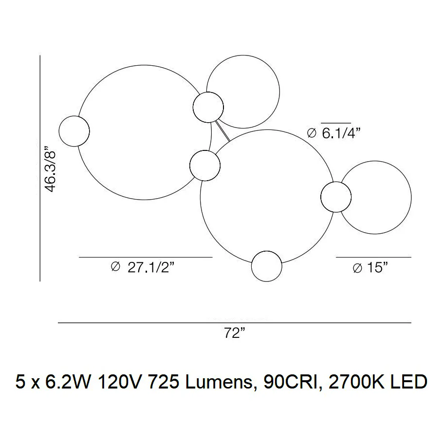 Circ 3825 LED Flush Mount - Image 4