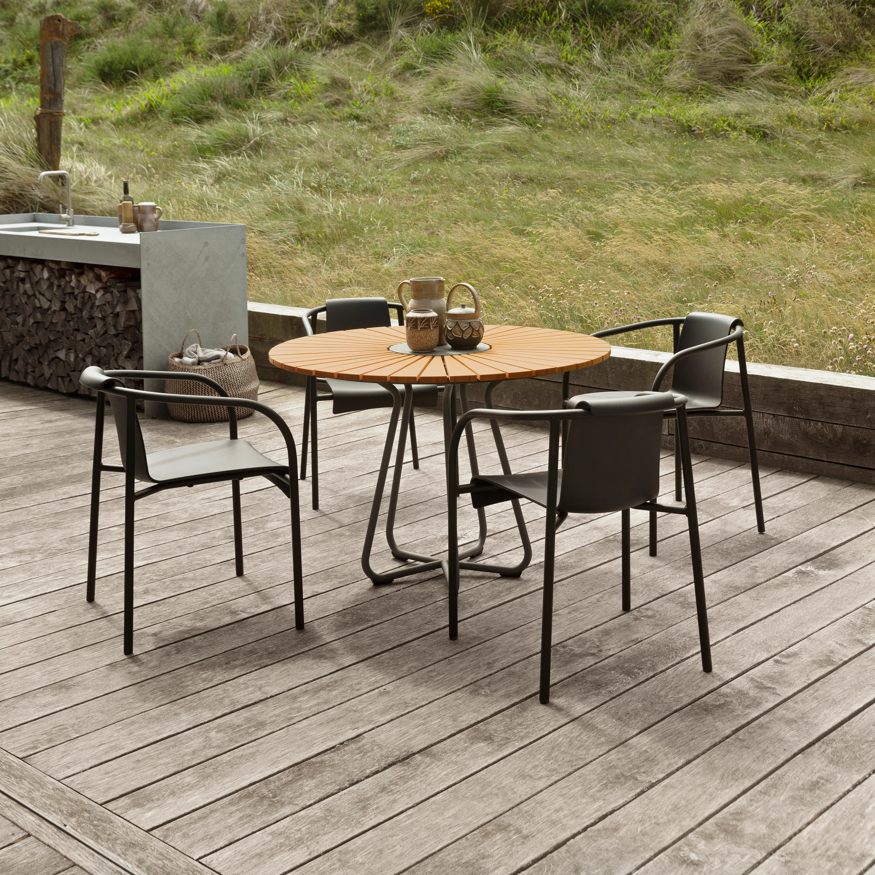 Circle Outdoor Dining Table - Image 28
