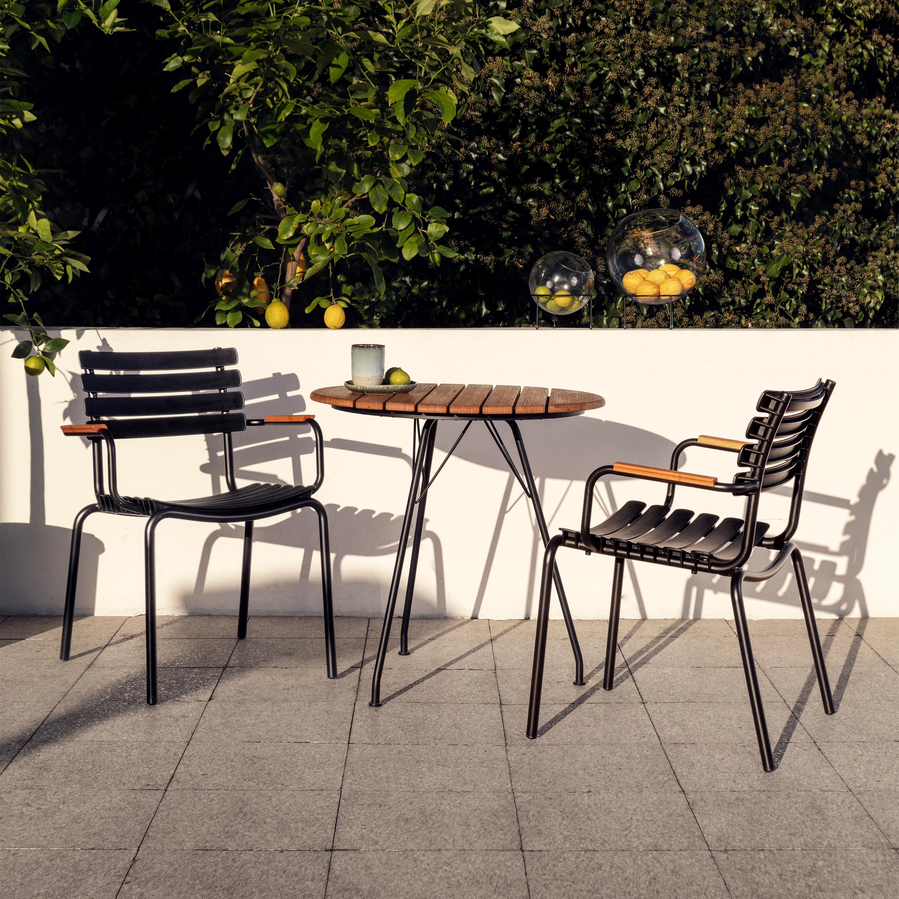 Circum Bamboo Outdoor Cafe Table - Image 26