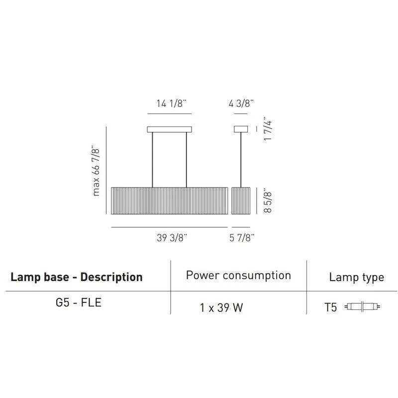 Clavius Rectangular Pendant Light - Image 5