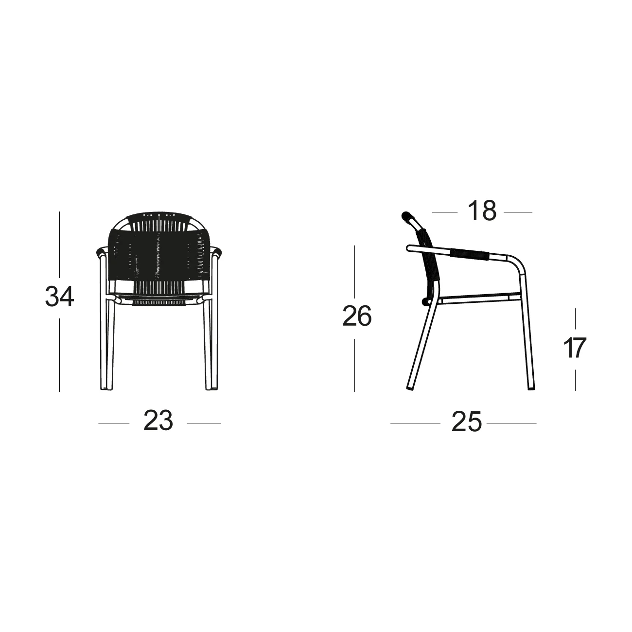Cleo Outdoor Dining Chair - Image 14