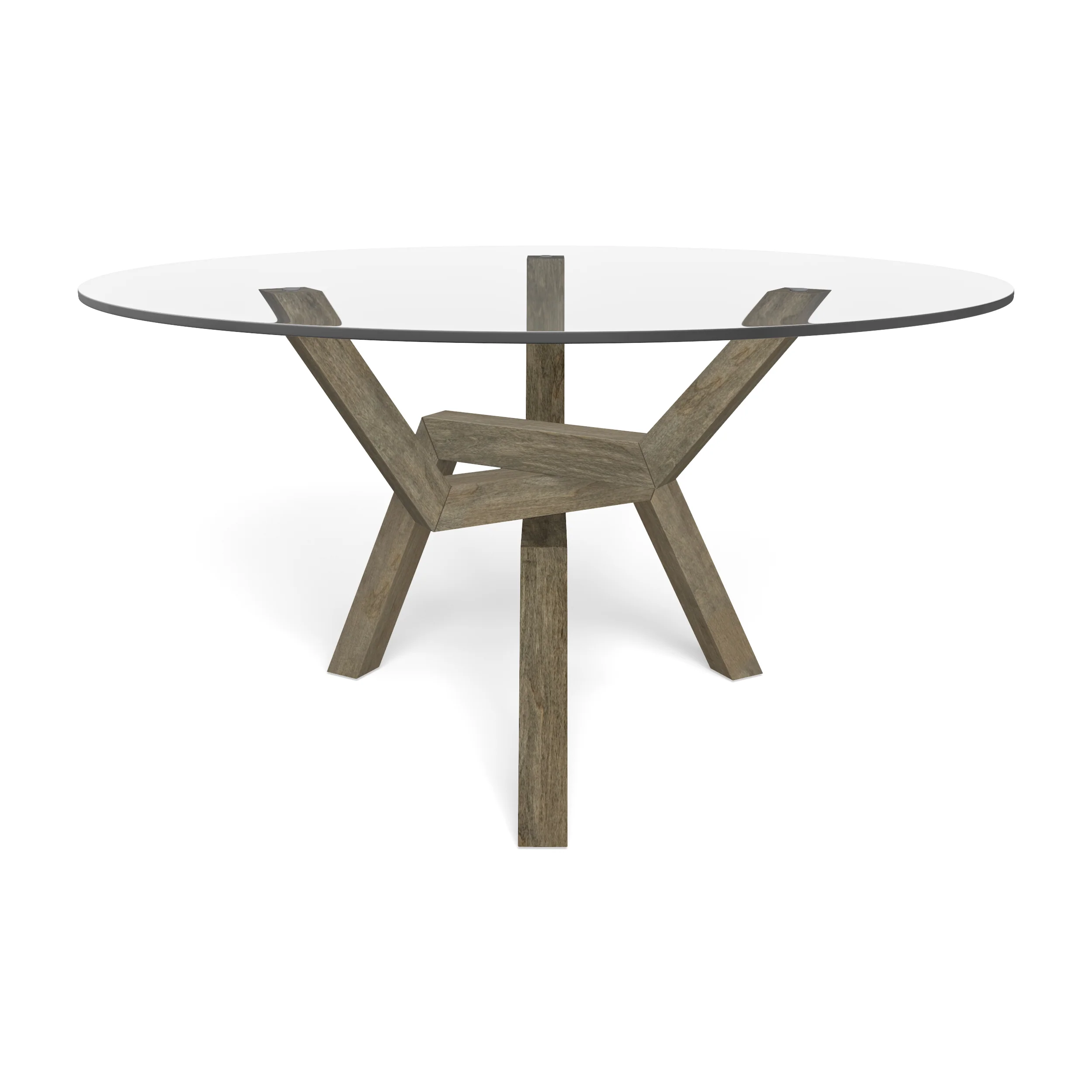 Cleo Round Dining Table Glass Top - Image 3