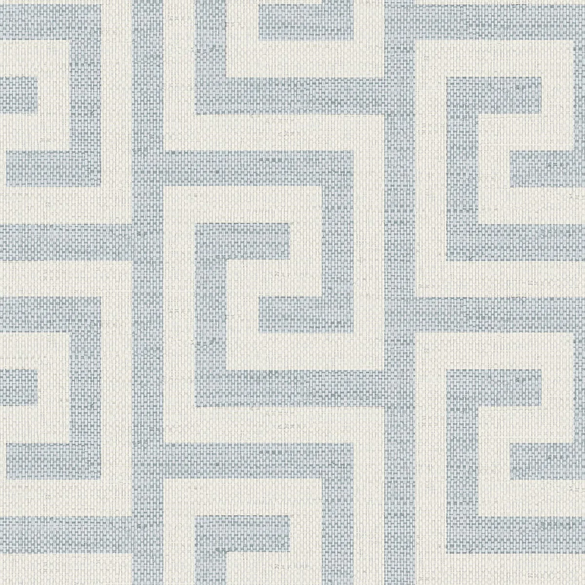 Coastal Haven Luna Retreat Greek Key Wallpaper - Image 9