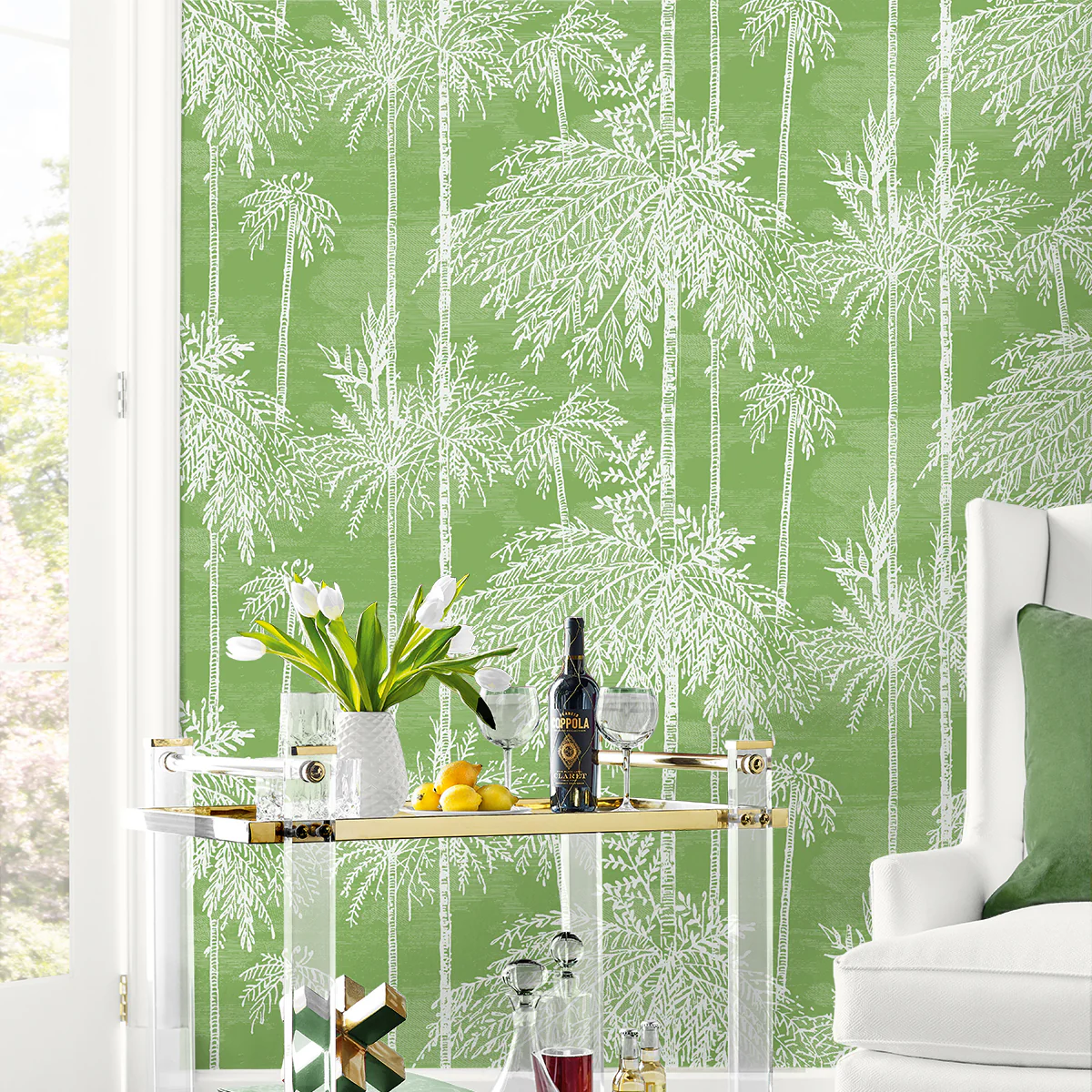 Coastal Haven Palm Grove Wallpaper - Image 10
