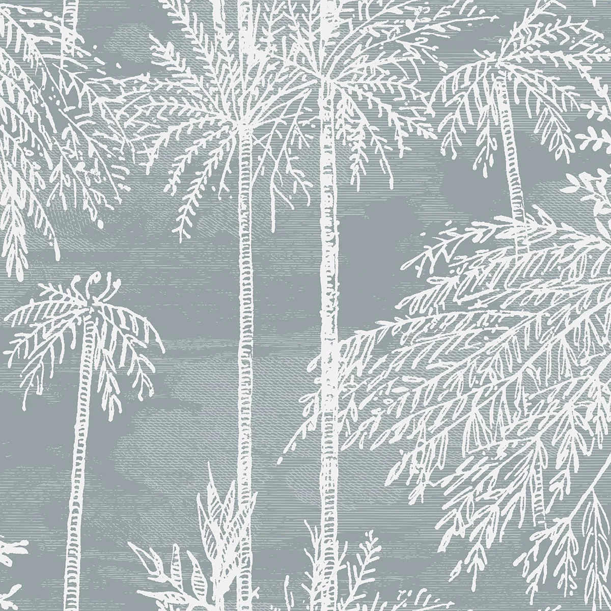 Coastal Haven Palm Grove Wallpaper Sample Swatch - Image 2