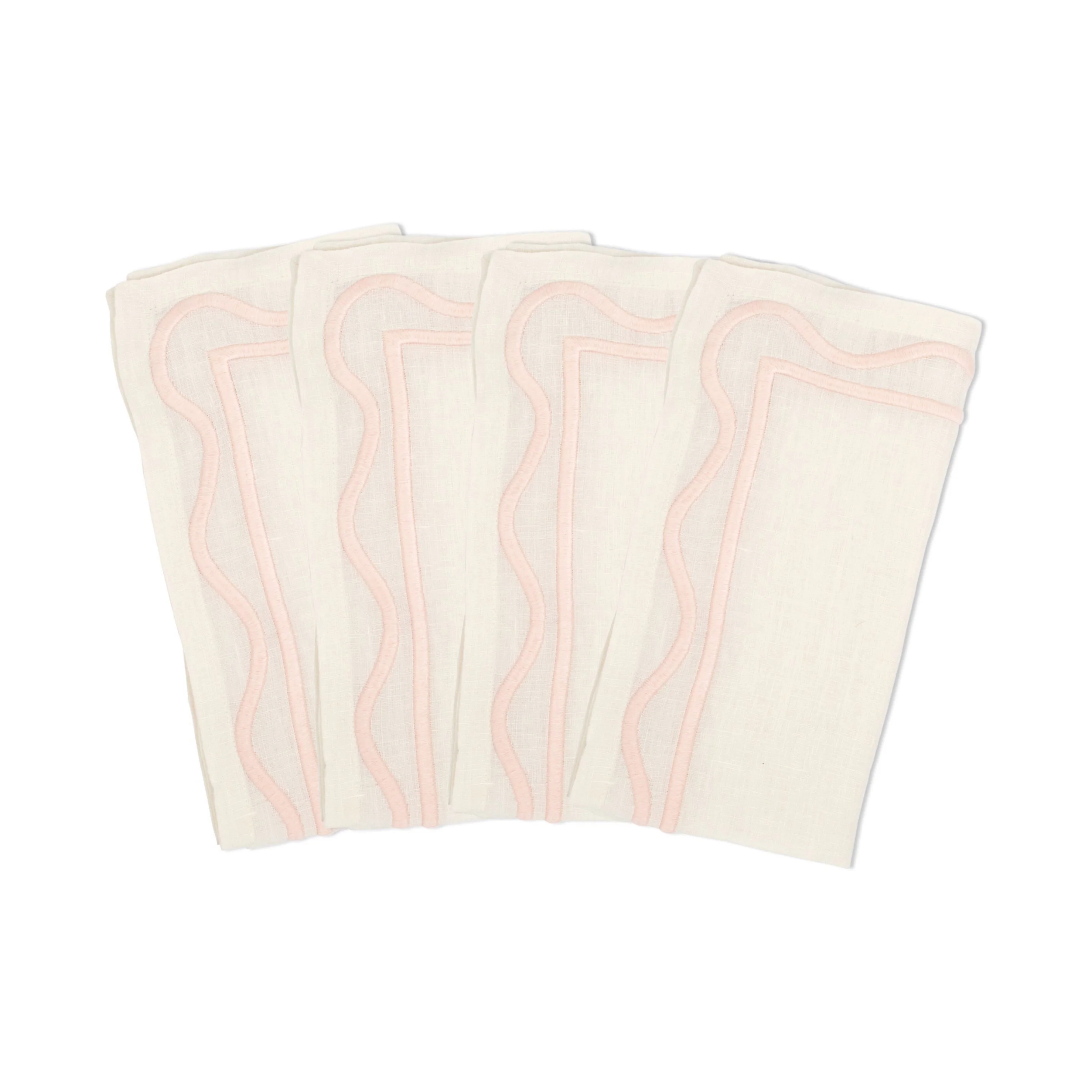 Colorblock Embroidered Linen Napkin (Set of 4) - Image 6